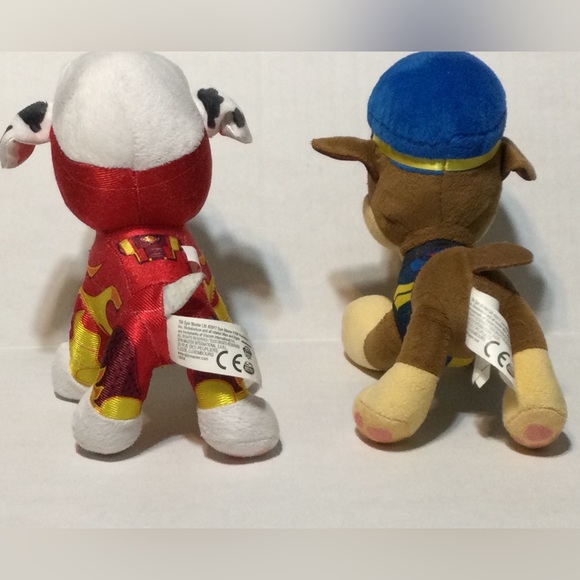 Paw Patrol Bundle of Chase and Marshall Spin Master Stuffed Toy - Picture 2 of 6